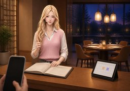 请把预订记在〜名下のイラスト
