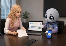 处理进度怎么通知我？のイラスト