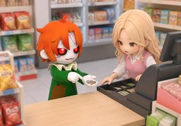 您找错钱了のイラスト