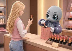买一送一吗？のイラスト