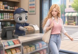 取货码是〜のイラスト