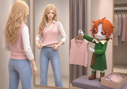 〜偏大还是偏小？のイラスト