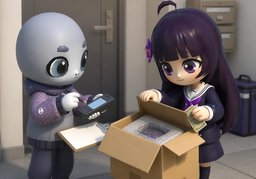先验货再付款可以吗？のイラスト