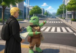 你知道〜在哪儿吗？のイラスト