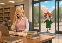 我现在在〜のイラスト