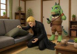 找不到就给我打电话のイラスト