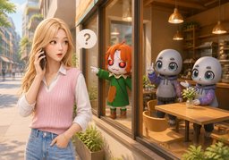 我们在〜集合，时间〜点のイラスト