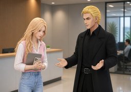 你赶不赶时间？のイラスト