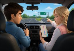 你走错路了のイラスト