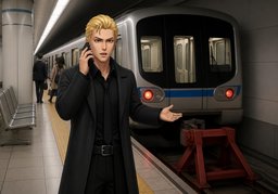 我坐错车了のイラスト