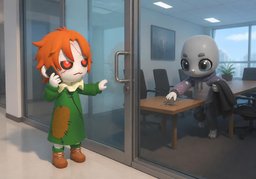 我把〜落在〜了のイラスト