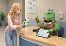 需要出示〜吗？のイラスト