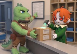 请寄到〜のイラスト