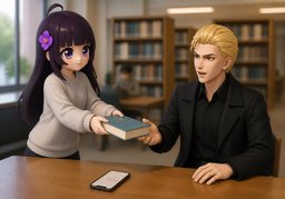可以借我〜吗？のイラスト