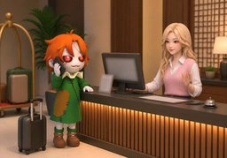 我想改签到〜のイラスト
