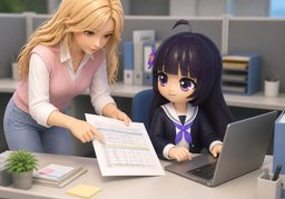 再确认一下のイラスト