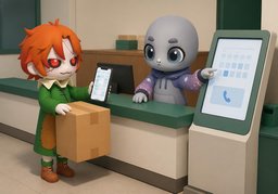 处理大件要〜吗？のイラスト