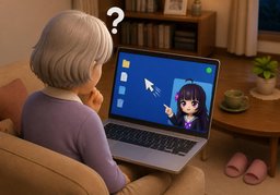 能远程看〜吗？のイラスト