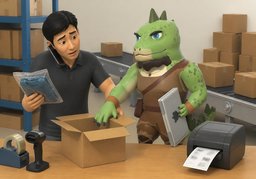 您现在方便吗？のイラスト