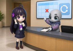 我的预约还有效吗？のイラスト