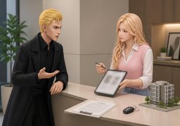 租金能再谈吗？のイラスト