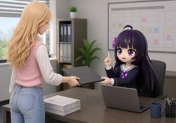时间和流程我知道了のイラスト