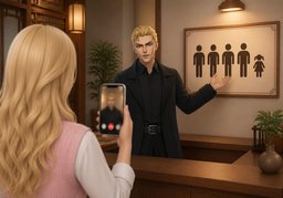 允许几个人入住？のイラスト