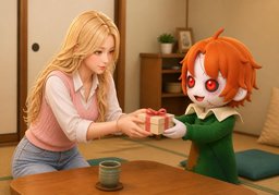 这是〜，请收下のイラスト