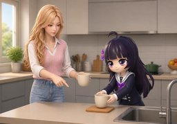 把〜放这里のイラスト
