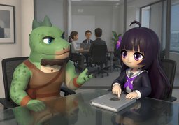 最近接触过〜のイラスト