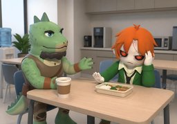 食欲下降のイラスト