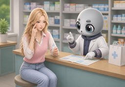 症状好转后还要继续用吗？のイラスト