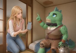 我帮你联系〜，可以吗？のイラスト