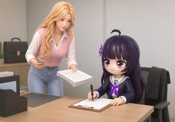 我填表のイラスト