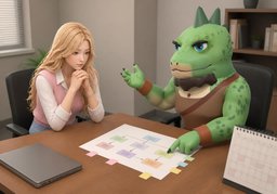 会影响我的〜吗？のイラスト