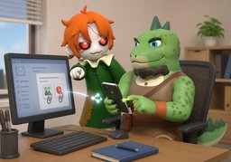 这个公告有附件吗？のイラスト