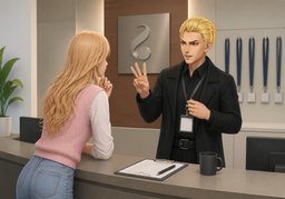 我从〜开始在这里工作のイラスト