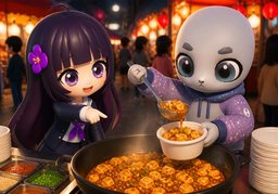 我选〜のイラスト