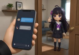 就定在〜，行吗？のイラスト