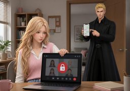 我进不了会议のイラスト