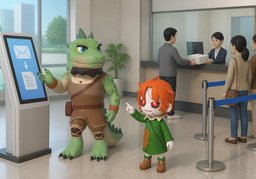 如何提交〜？のイラスト