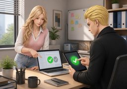 请结案のイラスト