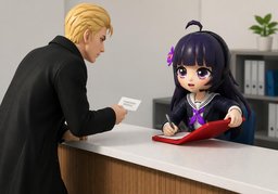 工单号是〜のイラスト