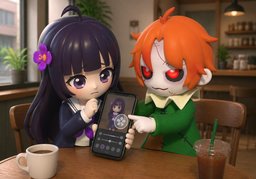 〜可能被盗用吗？のイラスト
