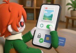 怎么〜自动续费？のイラスト
