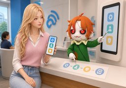怎么更换绑定的〜？のイラスト