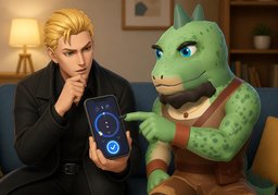 如何设置〜？のイラスト