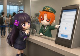 怎么查〜？のイラスト