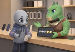 分期还有剩余吗？のイラスト