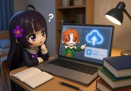 在哪里提交〜のイラスト